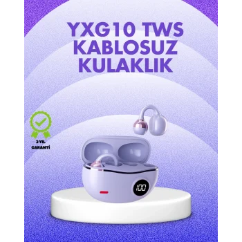Mey İthalat® YXG10 Kablosuz Kulaklık – Bluetooth 5.4, Dokunmatik, LED Ekranlı Şarj Kutusu