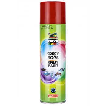 Nova Color Sprey Boya 200 Ml Kırmızı