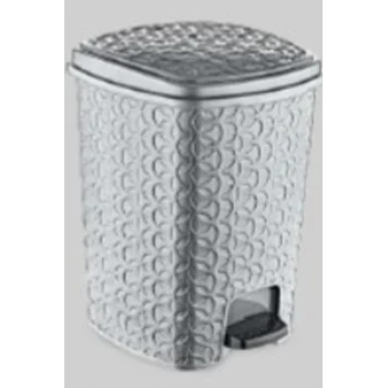 Rattan Star Pedallı Çöp Kovası 12 Lt. Royaleks-E248