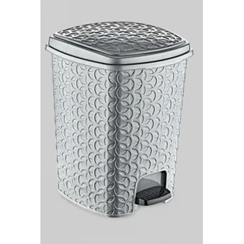 Rattan Star Pedallı Çöp Kovası 35  Lt. Royaleks-E249