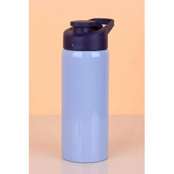 Renkli Matara 20 cm Metal 600 Ml. Royaleks-BİE-15-0047