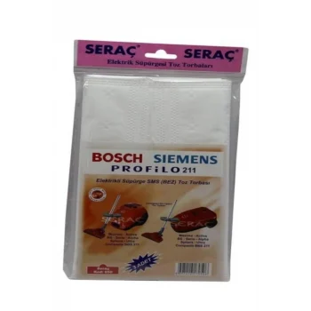 Seraç Bez Süpürge Torbası Bosch Siemens No:050 Süpürge Torbası