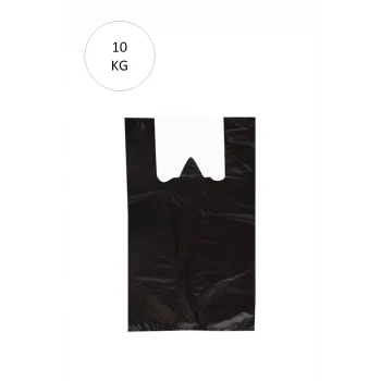 Siyah Atlet Poşet Mini Boy 20x34 cm Takriben 2.350 Adet 10 Kg