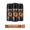 3 Adet Axe Dark Temptatıon Bay Parfüm Kofre 150 ml