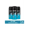 3 Adet Axe Ice Chill Erkek Deodorant Sprey 150 ml