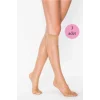 3 Adet Süper Ince 15 den Mat Pantolon Çorabı Bronz