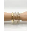 3Lü Set Bilezik - Şeffaf
