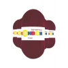 5 Adet Kristal El Örgü Lif İpi Bordo 98220