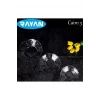 6lı Cam Tabak Güneş Yıldız Gül 3 Model Royaleks-G-405