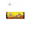 Büyük Boy Çöp Torbası 65 x 80 cm 10 Lu Rulo x 10 Paket = 100 Adet (Siyah)