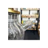 Çelik Kapaklı Borosilikat Dilimli Model Süzgeçli Cam Demlik Bitki Çayları 1000 Ml Royaleks-CM-2001