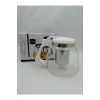Çelik Süzgeçli Cam Demlik 900 Ml. Royaleks-8882
