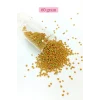 Dökme Cam Kum Boncuk (11/0) 2 mm - 60 Gram -  Sarı Turuncu - BNC066