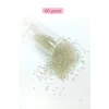 Dökme Cam Kum Boncuk (11/0) 2 mm - 60 Gram -  Şeffaf Beyaz - BNC053