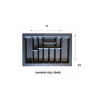 Eko Modüler Kaşıklık 76x49 Cm Antrasit Royaleks-70096