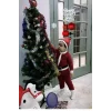 Erkek Çocuk Noel Baba Yılbaşı Kostümü Şapkalı Kemerli Bebek Kostümü
