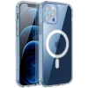Iphone 12 Pro Max Kılıf Kamera Lens Korumalı Magsafe Destekli Şeffaf Darbe Emici Sert Kapak