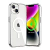 Iphone 14 Kılıf Kamera Lens Korumalı Magsafe Destekli Şeffaf Darbe Emici Sert Kapak