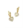 Kalp Küpe - Altın