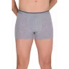 Likralı Erkek Büyük Beden Boxer Şort Gri 1097B