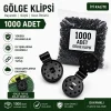 Mey İthalat® 1000 Adet Gölge Filesi Klipsi | Sera Filesi Sabitleme Klipsi | Güneşlik Örtü Klipsi | Yerli Üretim | UV Dayanımlı