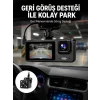 Mey İthalat® 1080P 3 Kameralı Araç DVR – Döngü Kayıt ve Geri Görüş Özellikli Yeni Nesil