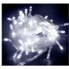 Mey İthalat® 10m 100 Led Boncuk Lamba Beyaz Işık Şeffaf Kablo