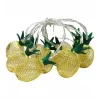 Mey İthalat® 2 Metre 10 LED Pilli 2 Kademeli Ananas Led Işık