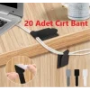 Mey İthalat® 20 Adet Kendinden Yapışkanlı Cırt Cırtlı Bant