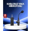 Mey İthalat® 2.4 GHz Düşük Gecikmeli Kablosuz Ses Kayıt Mikrofonu