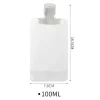 Mey İthalat® 3 Adet 100ml Krem Şampuan Kabı Tekrar Kullanılabilir Set