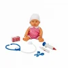 Mey İthalat® 30111 Doktor Zamanı Sesli Bebek Seti 35 cm (Ürün oyuncaktır)