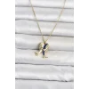 Mey İthalat® 316L Çelik Zincir Gold Renk Dolphin Model Kadın Kolye