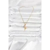 Mey İthalat® 316L Çelik Zincir Gold Renk Flamingo Model Kadın Kolye