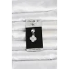 Mey İthalat® 316L Cerrahi Çelik Sallantılı Yonca Model Göbek Piercing