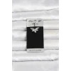 Mey İthalat® 316L Cerrahi Çelik Zirkon Taşlı Göbek Piercing