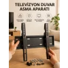 Mey İthalat® 32-55 İnç Uyumlu 40 Kg Taşıma Kapatiseli Televizyon Duvar Asma Aparatı