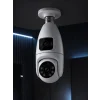 Mey İthalat® 360° Ev İzleme Wi-Fi Çift Lens Akıllı Ampul Kamera
