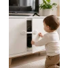 Mey İthalat® 4lü Esnek Kayışlı Çocuk Güvenlik Kilidi Pratik ve Güvenli Kullanım