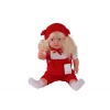 Mey İthalat® 5214 60 CM TRİKOLU TULUMLU SAÇLI BÜYÜK BEBEK