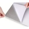 Mey İthalat® 6 Adet Yapışkanlı Beyaz Mermer Desenli Sticker 30x30 cm