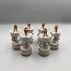 Mey İthalat® 6lı Ufak Atlı Karınca Gold-Beyaz