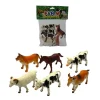Mey İthalat® 6 Parça 5 inch Hayvan Seti (Çiftlik,Dinozor,Vahşi,Deniz Hayvanları)