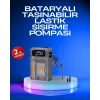 Mey İthalat® 6000mAh Bataryalı LED Ekranlı Akıllı Hava Kompresörü