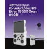 Mey İthalat® 64 GB Retro Oyun Konsolu – Çoklu Emülatör Desteği, Linux Tabanlı Açık Sistem