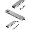 Mey İthalat® 8 Portlu Macbook Çevirici Type C Hub  SD TF USB Çoğaltıcı Ethernet