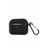 Mey İthalat®   Airpods Pro 3 (3.nesil) Raven Silikon Kılıf - Siyah