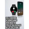 Mey İthalat® Akıllı Saat Çok Fonksiyonlu Sesli Görüşme NFC Uyumlu Amoled Ekran