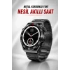 Mey İthalat® Akıllı Saat Yeni Nesil Bluetooth Bağlantılı Uyku ve Sağlık Takibi NFC ve GPS