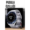 Mey İthalat® Akıllı Saat Yeni Nesil Bluetooth Bağlantılı Uyku ve Sağlık Takibi NFC ve GPS